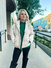 Creme Puffer Jacket