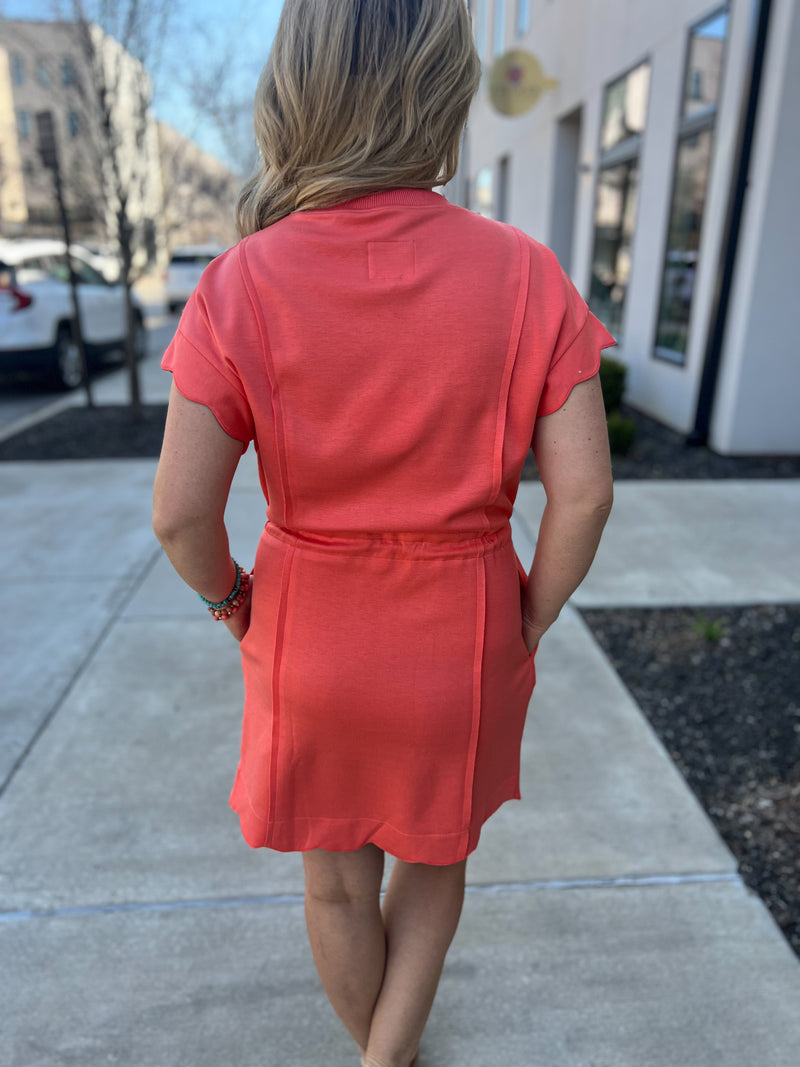 Salmon Umgee Dress