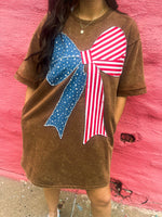 American Flag Bow Dress