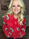 Red Football Jacket