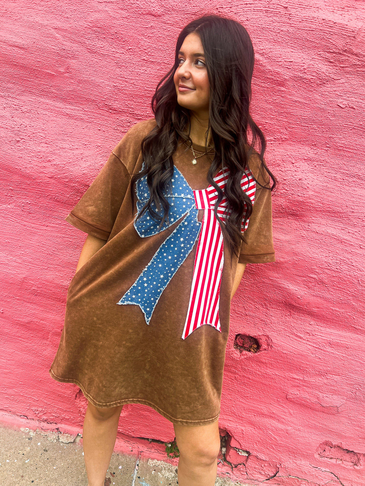 American Flag Bow Dress