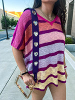 Heart Gameday Purse Strap