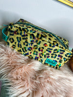 Cheeky's Rainbow Cowhide Makeup Bag