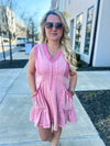 Mauve Ruffle Umgee Dress