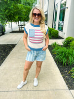 Judy Blue American Flag Shorts