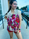 Entro Floral Lace Top