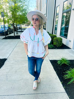 White Entro Multi Top