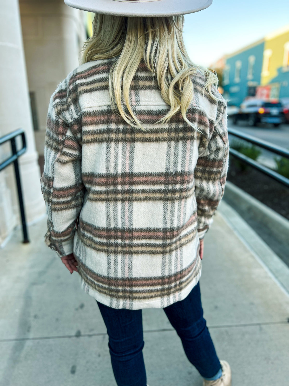 Beige Shacket