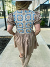 Latte Crochet Dress