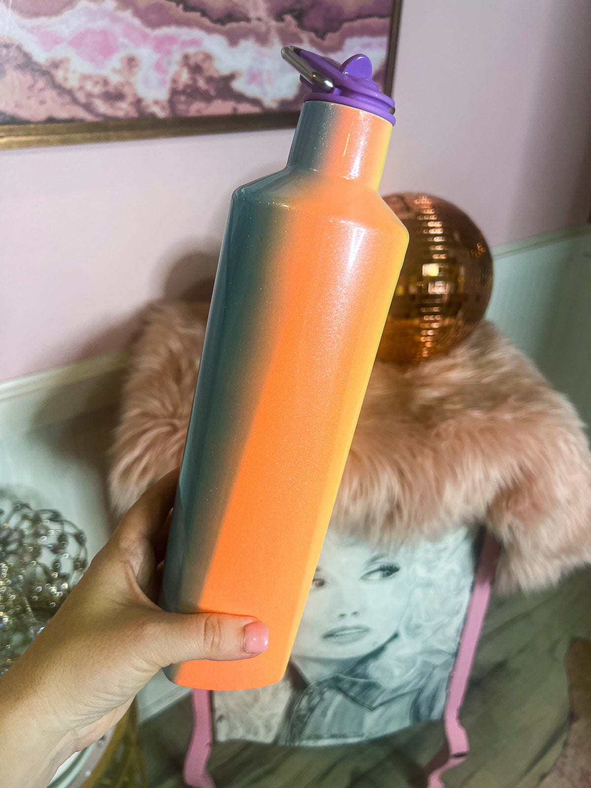 Glitter Rainbow Bottle