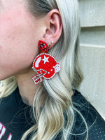 Football Helmet Earrings