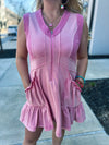 Mauve Ruffle Umgee Dress