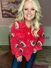 Red Football Jacket