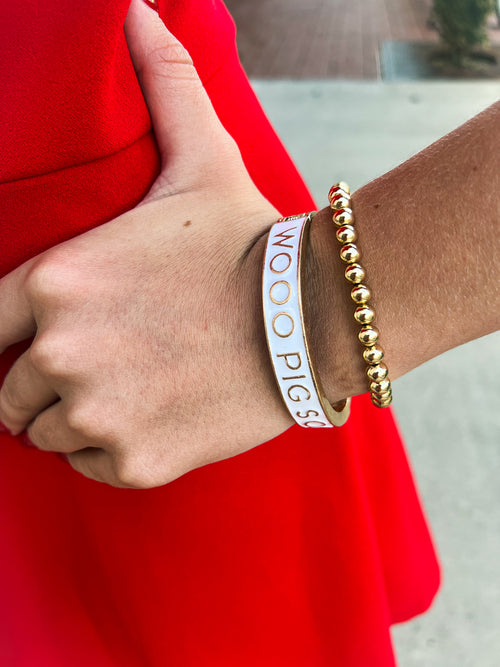 Wooo Pig Enamel Bangle