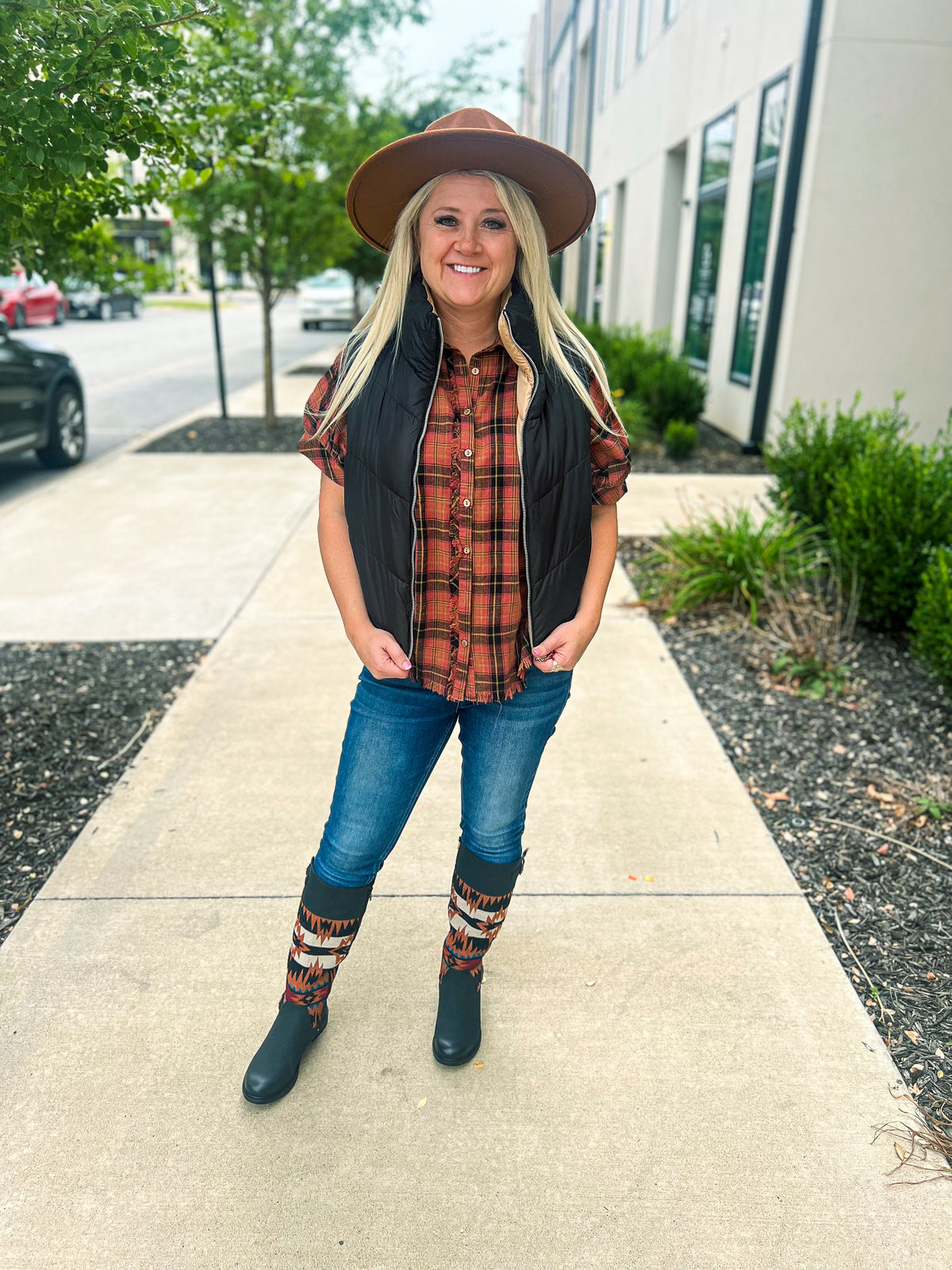 Aztec Buckle Boots