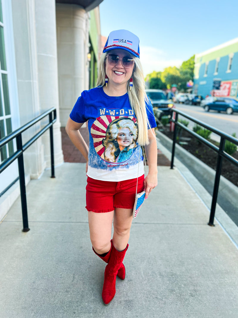 Patriotic Beaded Purse