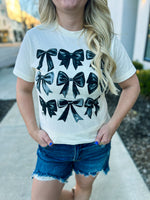 Black Bow Tee