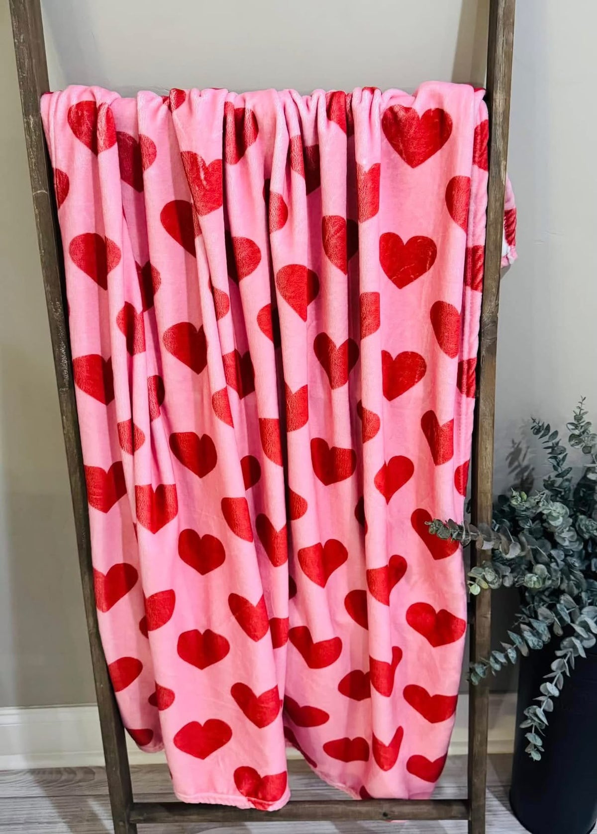 Valentine's Heart Blanket