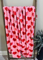 Valentine's Heart Blanket