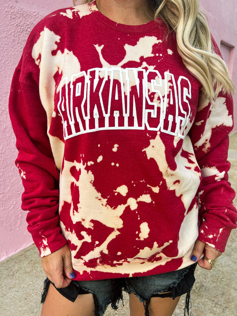 Bleached Arkansas Sweatshirt