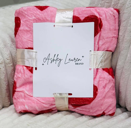 Valentine's Heart Blanket
