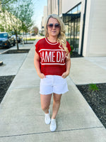 White Risen Shorts
