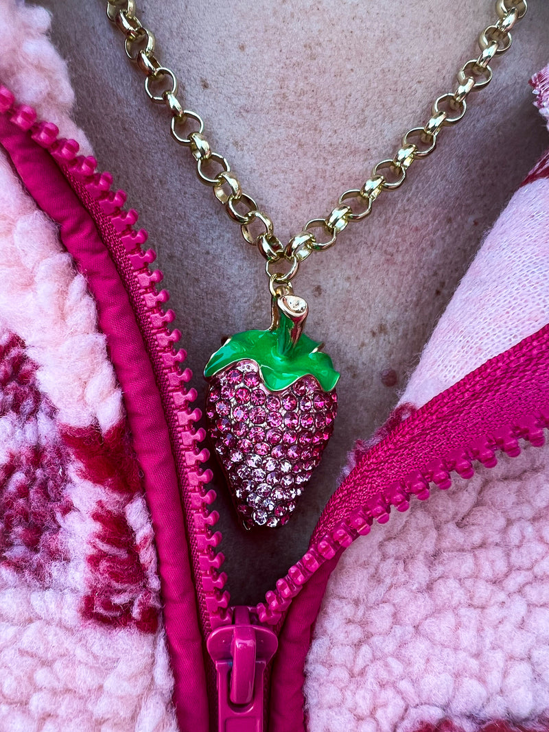 Pink Berry Necklace