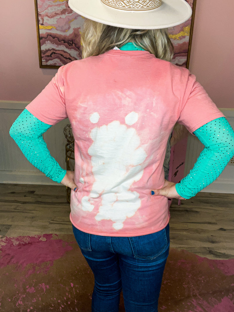 Turquoise Rhinestone Bodysuit