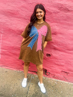 American Flag Bow Dress