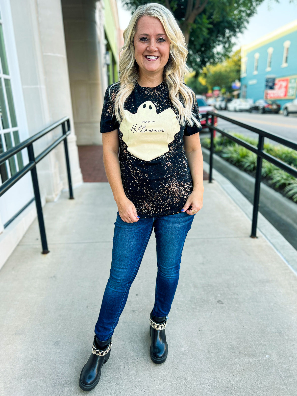 Bleached Ghost Tee