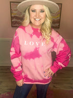 Pink Bleached Sweatshirt