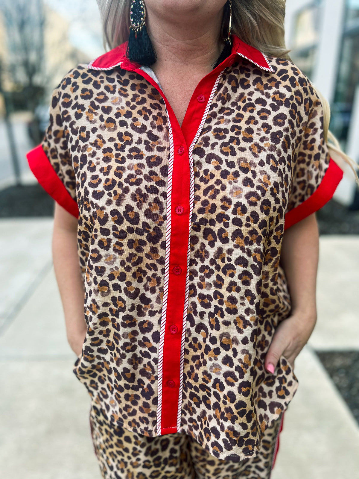 Animal Print Top