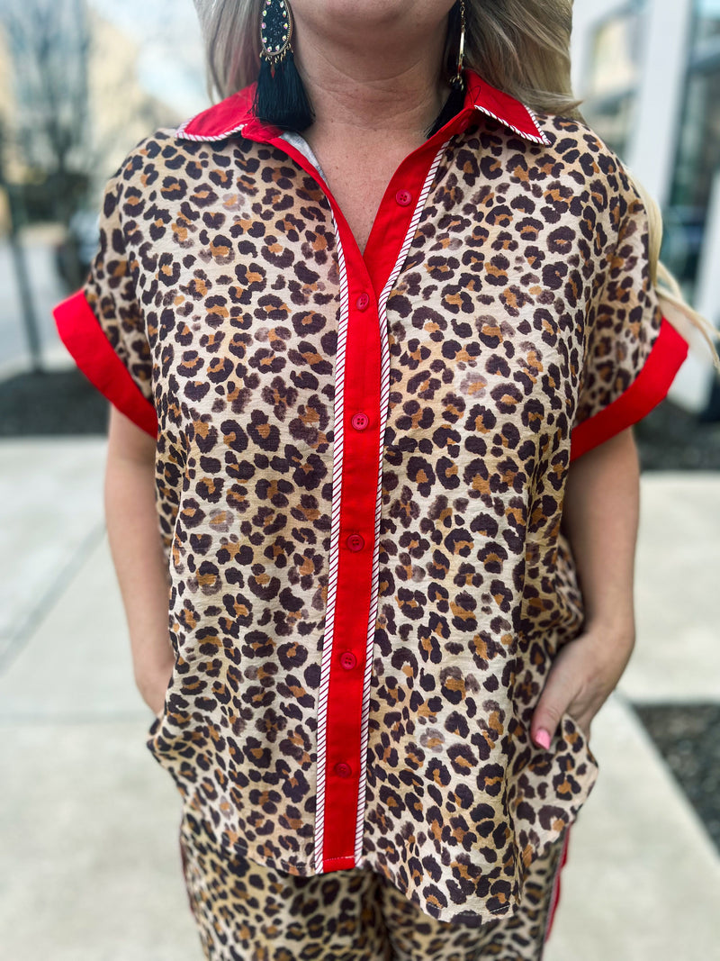 Animal Print Top