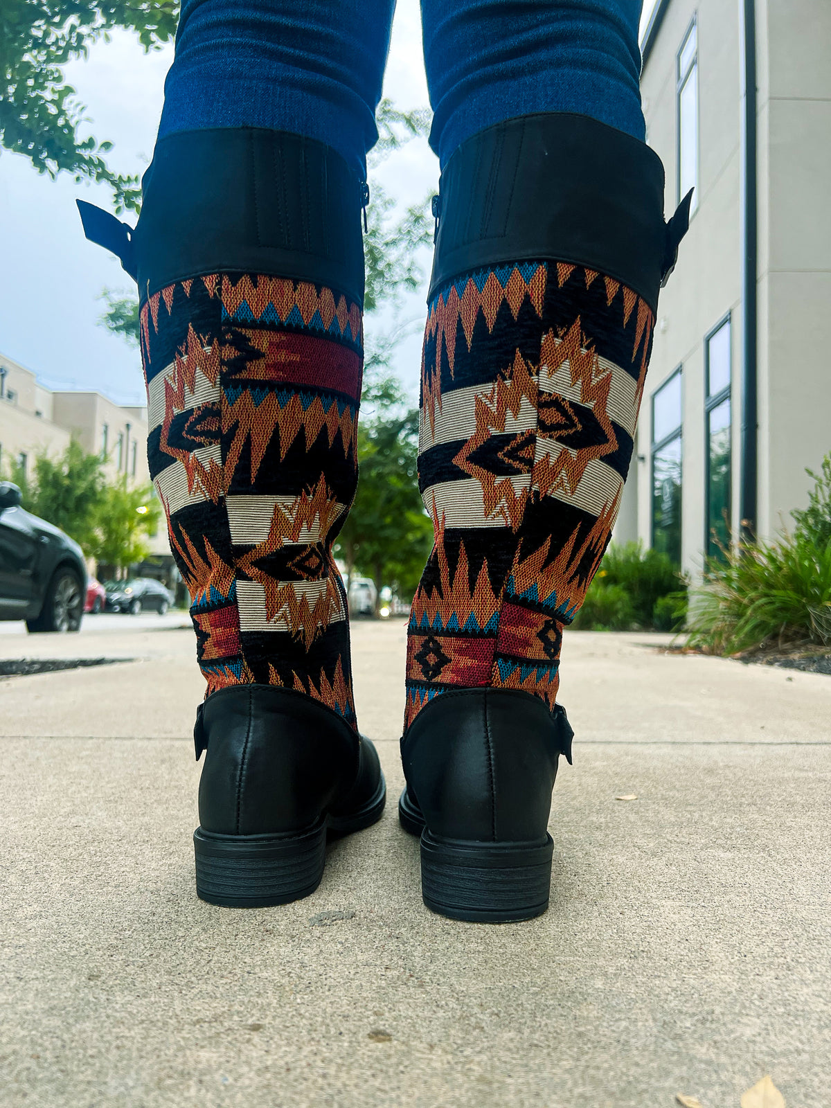 Aztec Buckle Boots