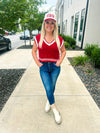 Red Bow Vest