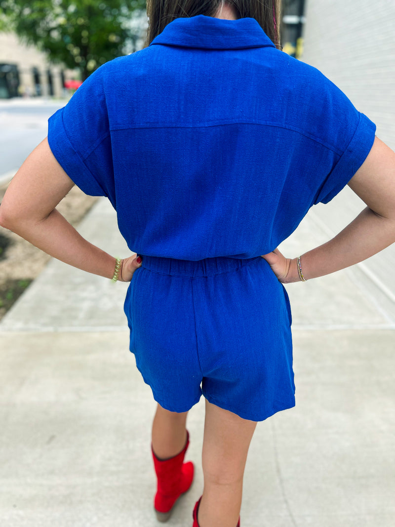 Blue Romper