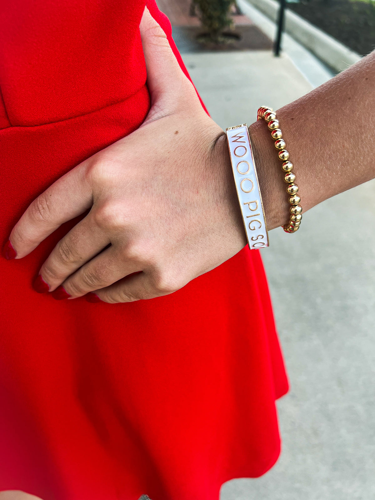Wooo Pig Enamel Bangle