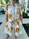 Yellow Lace Entro Dress
