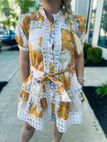 Yellow Lace Entro Dress