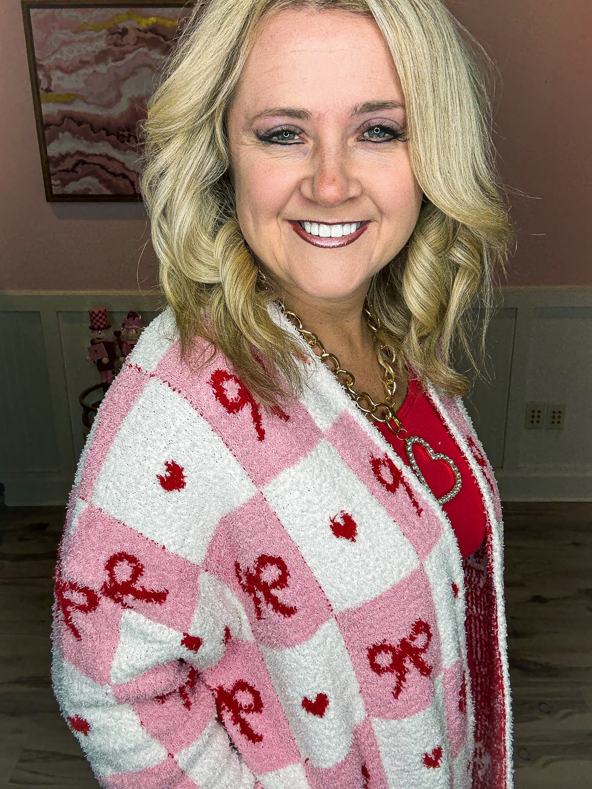 Valentines Cloud Cardigan-Bows
