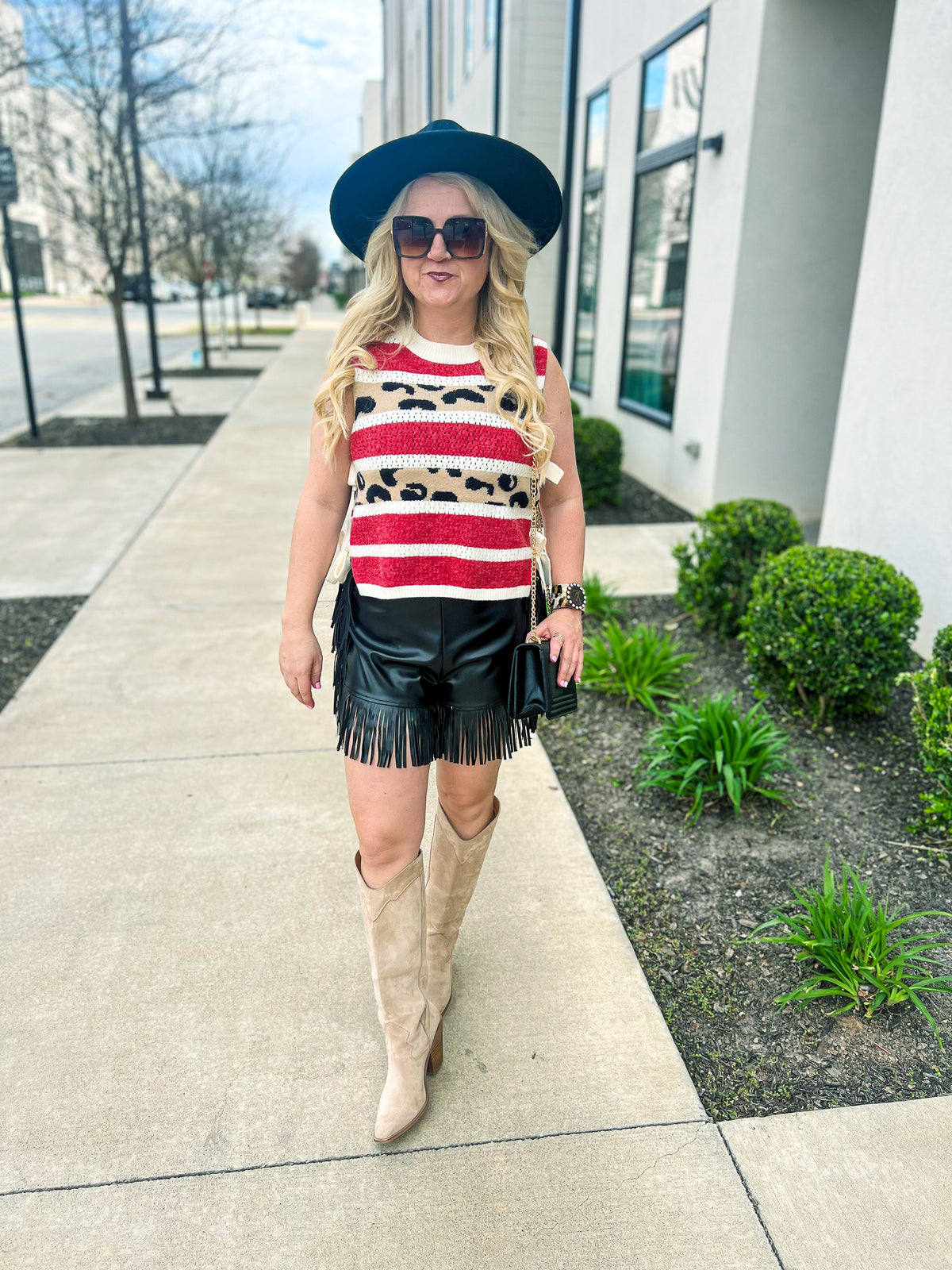 Black Fringe Shorts-Mainstrip