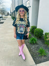Rock N Roll Leopard Guitar Tee