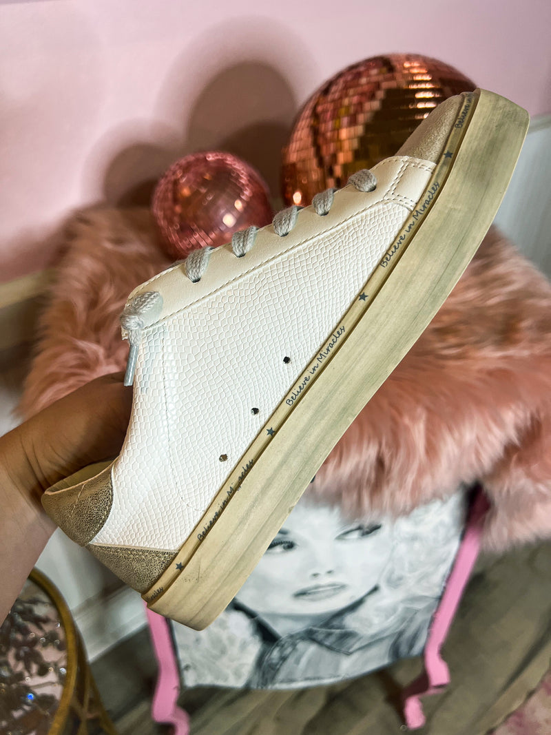 Star Rhinestone Sneakers