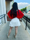 White Pleated Skirt