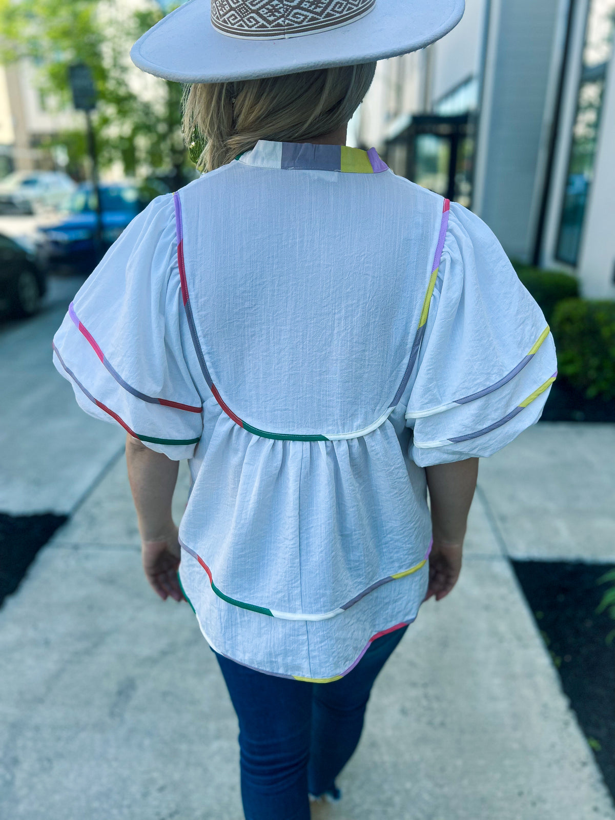 White Entro Multi Top