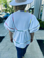 White Entro Multi Top