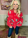 Red Football Jacket