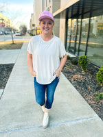 Washed Short Sleeve Top