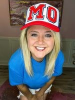 State Trucker Caps-Red, White, Blue