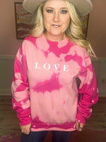 Pink Bleached Sweatshirt